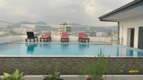 Premium apart with pool, rooftop and parking